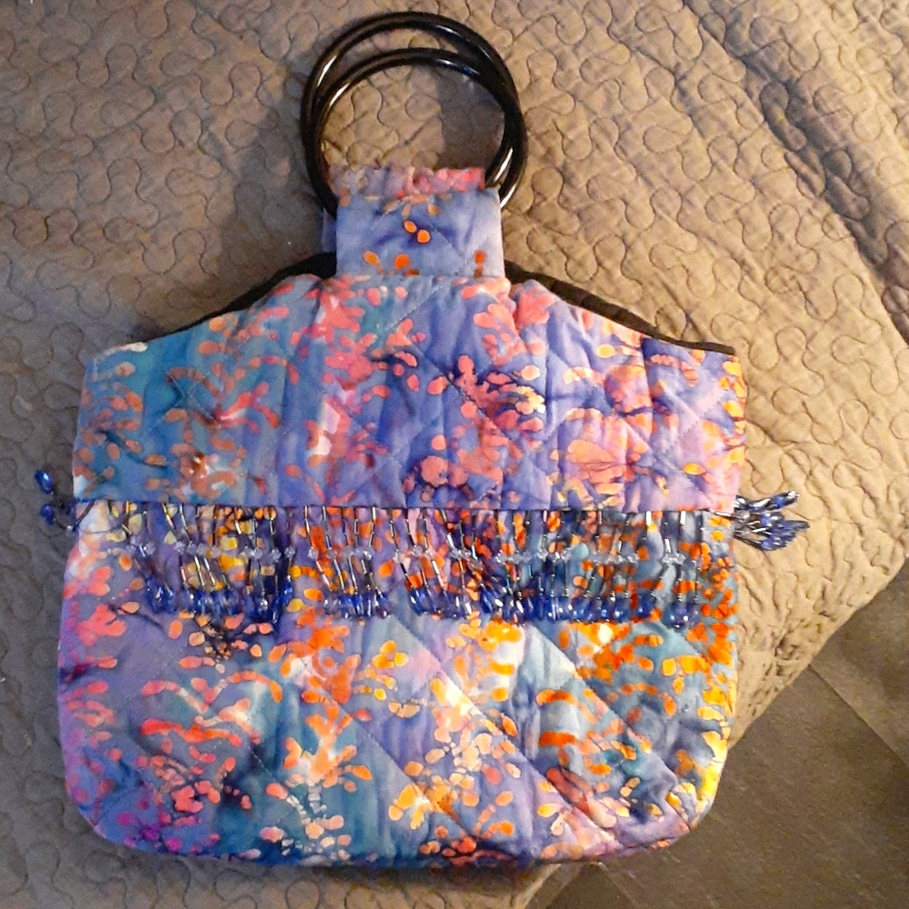 Boho Handbag Kinitting Sewing Bag